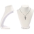 Soporte de exhibición de collar Julysky de terciopelo beige - comprar online
