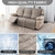 Funda de Sofá Reclinable 3 Plazas YUEANG Impermeable Taupe - comprar online