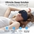 MUSICOZY Máscara de Sueño Bluetooth 3D con Sonido HD Azul - comprar online