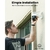 Cámara de Seguridad Solar AOSU 360° 2K Inalámbrica para Exterior - comprar online