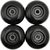 Ruedas de Skateboard CREAJOY 52mm 95A Set de 4 Negro - comprar online