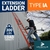 Escalera de extensión Louisville 4,88 m fibra de vidrio 300 kg - comprar online