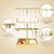 Soporte Organizador de Joyería Funlove Oro 3-en-1 para Collares y Anillos - comprar online