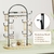 Soporte de Joyería Niffgaff 32.8 cm Negro con Bandeja de Madera - comprar online