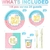 144 PCS Vajilla Desechable Baby Shower Previvo Azul Rosa - comprar online