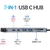 Hub USB C 7 en 1 Selore&S-Global con HDMI 4K y 100W PD - comprar online
