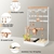 Soporte de Joyería PAMANO Madera Clara 5 Niveles con Ganchos - comprar online