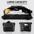 Bolsa Mensajera Táctica Unisex Negra para Laptop 14" - comprar online