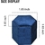 Caja de Anillo Vicoter Hexagonal Terciopelo 2 Ranuras Azul - comprar online