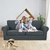 Funda de Sofá JIVINER 3 Piezas Loveseat XL Gris Oscuro - comprar online