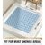 Alfombrilla de Ducha Antideslizante HITSLAM 53x53 cm Azul - comprar online