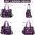 Bolso Tote YouNuo Púrpura 33x30x13 cm con Múltiples Bolsillos - comprar online