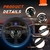 Volante de Carreras RASTP 350mm Universal con Claxon - Negro - comprar online