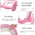 Asiento de Entrenamiento para Baño XKMT Rosa con Escalera - comprar online