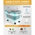 Contenedor de Almacenamiento de Comida para Perros ANVS 9kg Plegable - comprar online