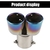Tubería de Escape Doblada Gunhunt GUPQT202MC, Acero Inoxidable - comprar online
