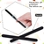 30 Palitos de Acrílico Reutilizables Romooa 11.43 cm Negro - comprar online