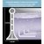 Dam de Ducha SAIKOOWA 99 cm Silicona Blanco Antisalpicaduras - comprar online