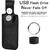 Funda USB CaSZLUTION de Cuero Microfibra Negra en internet