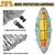 Funda para Kayak Frelaxy 420D Impermeable 2.33 kg Gris en internet