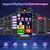 Cartel LED Programable Hirealou 12x27 cm RGB Doble Línea en internet
