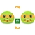 Peluche Reversible TeeTurtle Tortugas Ninja Michelangelo 15 cm en internet