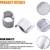 8 Piezas Shim de Manillar MWMNUN 22mm a 25mm Aluminio en internet