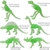 Juego de Mini Dinosaurios Brillantes 12 Piezas - Partydragon en internet
