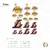 Calcomanía Vinilo Los Angeles Lakers Desierto Cactus 27.9x21.6cm en internet