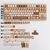 Juego de Teclas PBT 143 Mintcaps Perfil Cherry Beige en internet