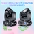 Cabeza Móvil DJXFLI 120W Luz LED con 8 Colores y Gobos en internet
