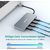 Hub USB C 4 en 1 MZHOU X-3202C 10Gbps Plata en internet