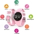 Reloj Pedométrico Digital Focwony Rosa/Blanco para Niños en internet