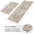 Juego de 2 Alfombrillas Antifatiga Pauwer 43x71 cm y 43x149 cm en internet