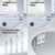 Bidet Doble Boquilla WATERLACE Ultra Delgado Blanco en internet