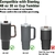 Popotes Reutilizables Beonsky para Taza Stanley 30/40 oz en internet