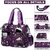 Bolso Tote YouNuo Púrpura 33x30x13 cm con Múltiples Bolsillos en internet