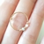 Anillo de Ansiedad Ajustable 14k Oro Lleno con Ópalo en internet