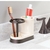 Organizador Dental mDesign Vainilla/Bronce 4 Compartimentos en internet