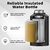 Botella de Agua Aislada WATERSY 2.57L Negra, a Prueba de Fugas en internet