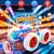 Coche RC JovialToyz Rojo y Blanco con Luces LED 0.52 kg en internet