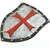 Escudo Medieval Templario Bonita Compra 53x36 cm Decoración en internet