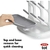 Estante de Secado OXO Tot + Dispensador de Toallitas Gris en internet