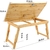 Mesa de Dibujo Ajustable Nnewvante de Bambú 60x35 cm Plegable en internet