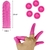 100 Protectores de Dedos de Látex Antiestático QIANCAIWANG M Rosa en internet