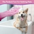 Guantes de Baño de Silicona ROBATUN para Mascotas Rosa 2 en 1 - Del Mundo