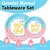 144 PCS Vajilla Desechable Baby Shower Previvo Azul Rosa - Del Mundo