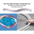 Dam de Ducha SAIKOOWA 99 cm Silicona Blanco Antisalpicaduras - Del Mundo