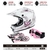 SLMOTO Casco Infantil X-Large Motocross Mariposa Rosa - Del Mundo