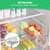 Cajones de Refrigerador Apilables Damynuo - 2 Paquete 30.5x21.2cm - Del Mundo